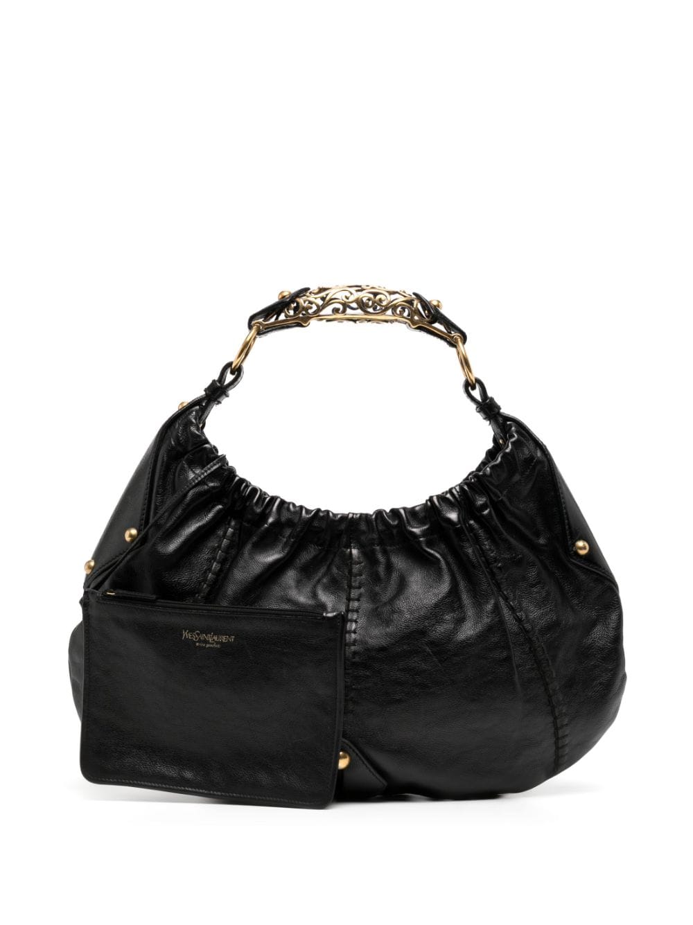 Saint Laurent Pre-Owned Mombasa cheetah-print Hobo Bag - Farfetch