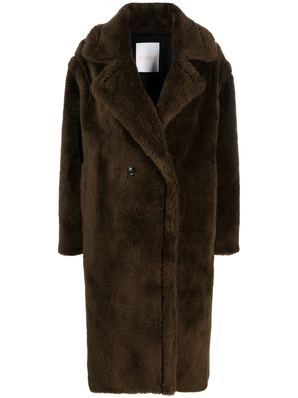 Yves Salomon plaid-check print single-breasted coat | Brown | Image 1