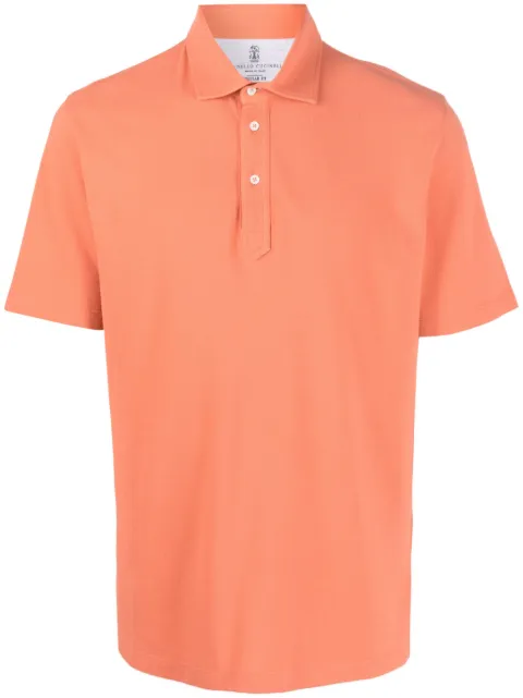 Brunello Cucinelli playera tipo polo manga corta