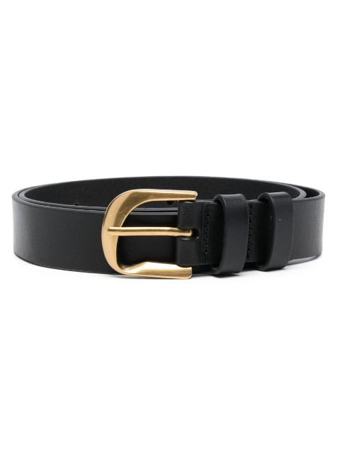FRAME twist-buckle leather belt