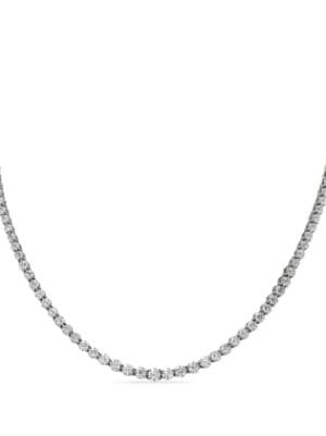 Tiffany & Co. Pre-Owned Soleste Aquamarine Diamond Halo Necklace - Farfetch