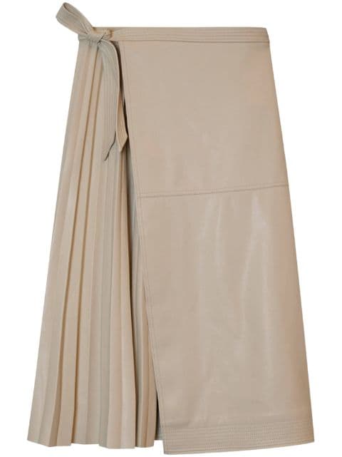 Simkhai Mar pleated-detailing skirt 