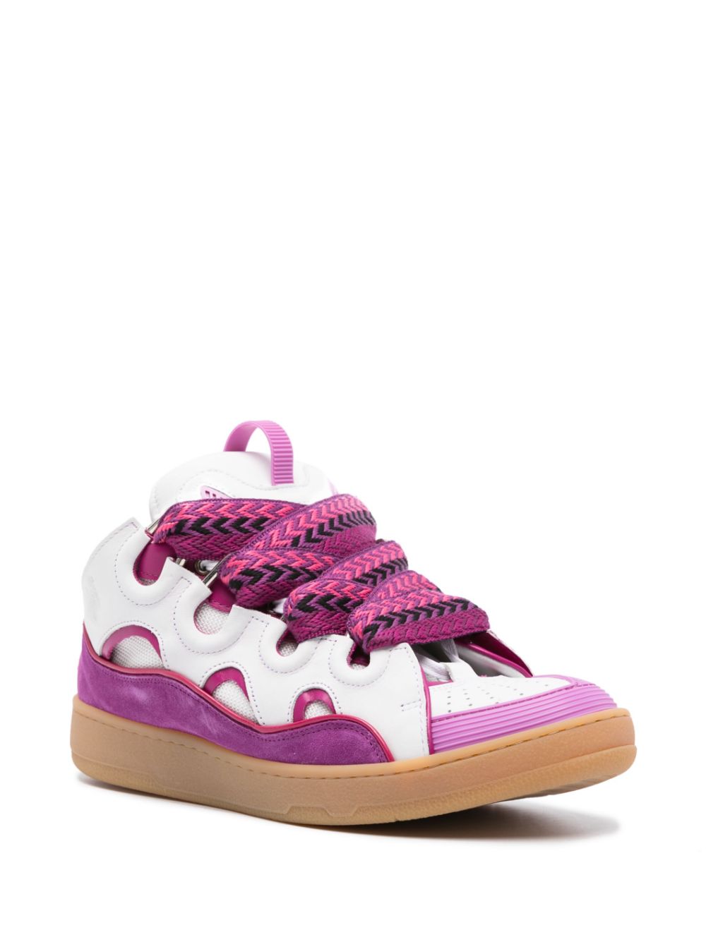 Lanvin Curb lace-up sneakers - Paars