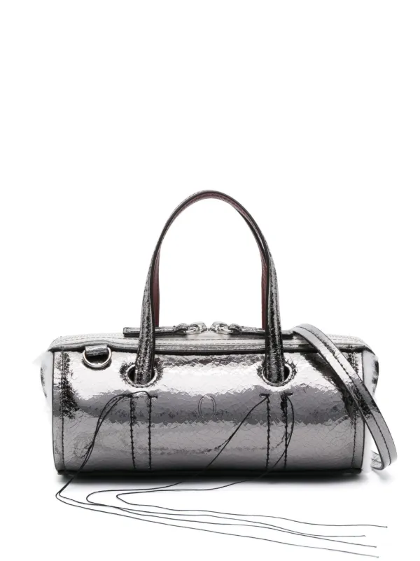 DENTRO Anona metallic leather Crossbody Bag Farfetch