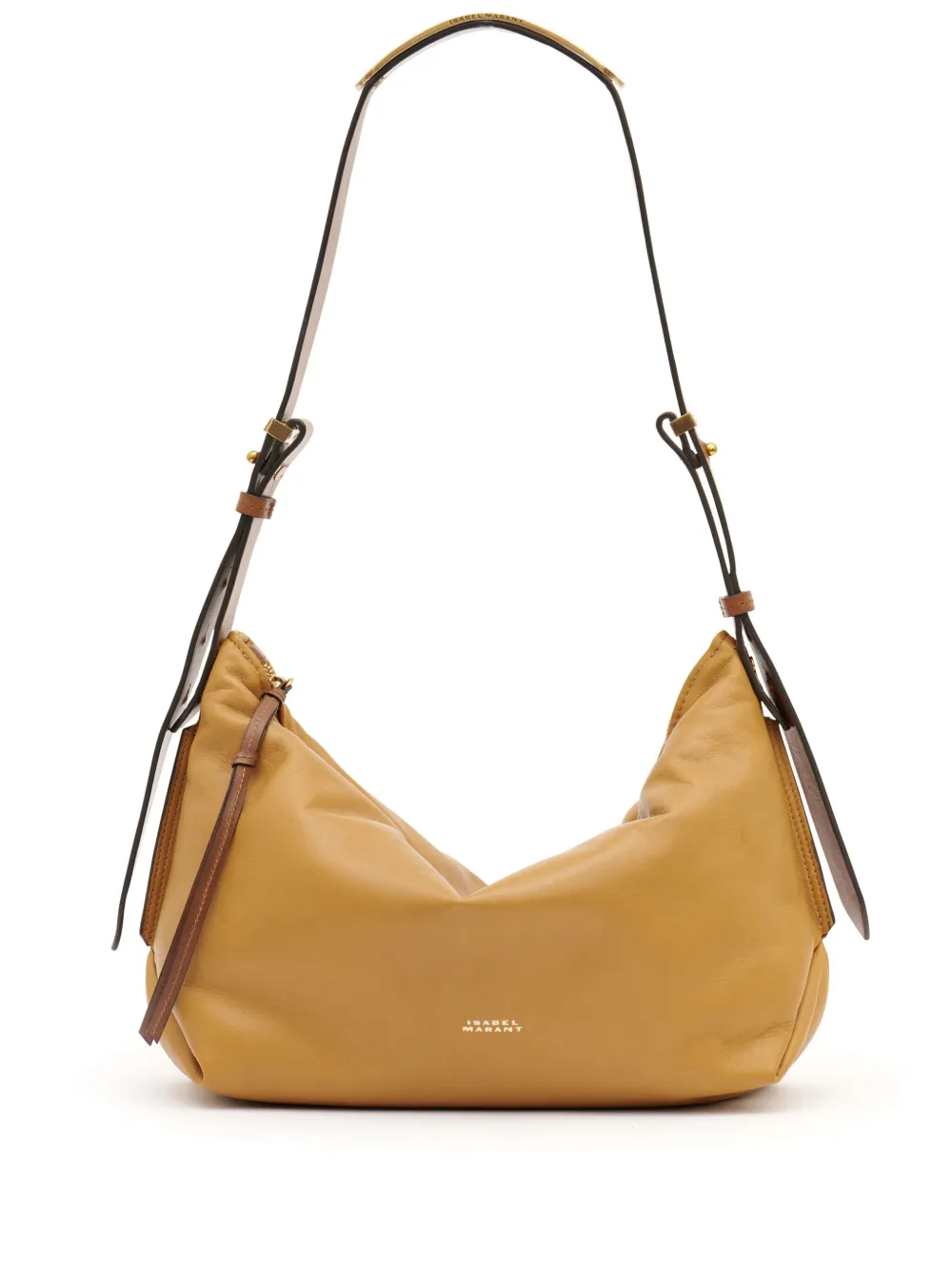 ISABEL MARANT Leyden leren schoudertas Beige