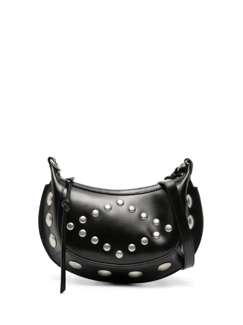 ISABEL MARANT Oskan moon studded leather crossbody bag