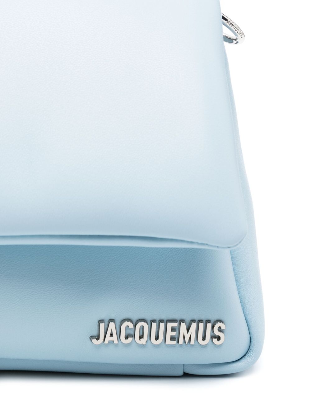 Shop Jacquemus Le Bambimou Leather Shoulder Bag In Blue