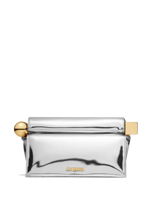 Jacquemus La Pochette Rond Carré バッグ | シルバートーン