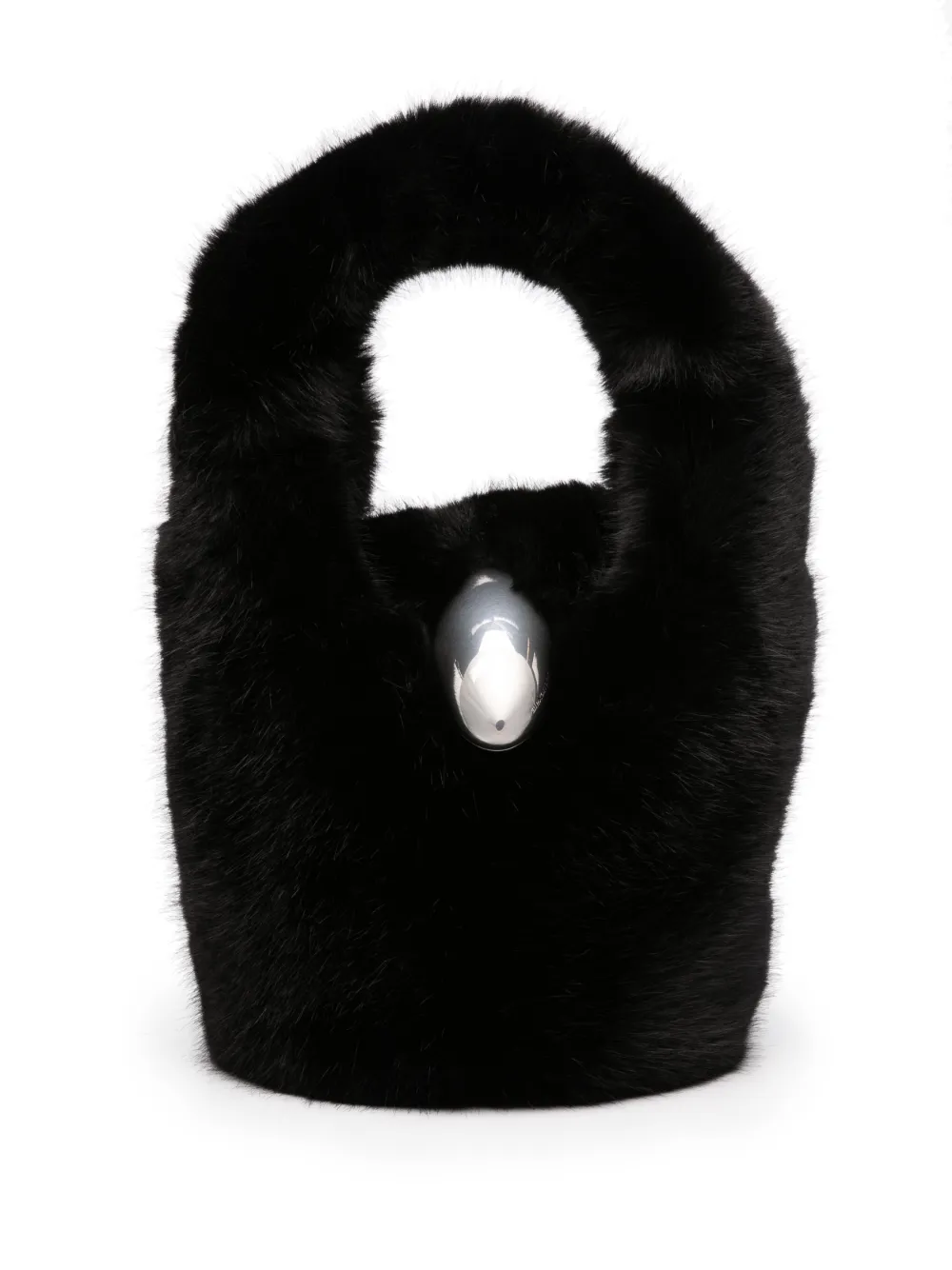 Alexander Wang Dome schoudertas met logo Zwart