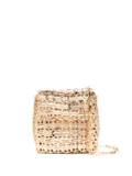Rabanne 1969 Micro chainmail bag - Gold