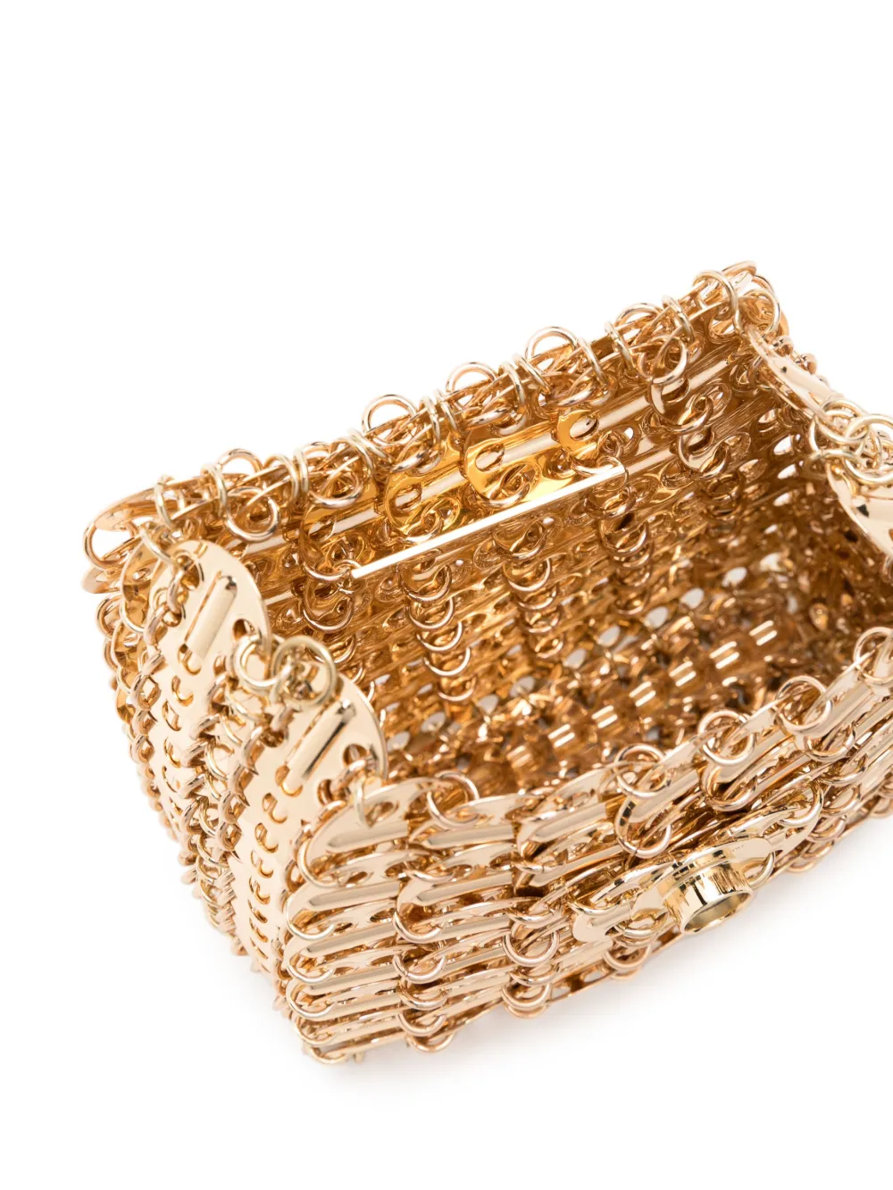 Rabanne 1969 Micro Chainmail Bag In 金色