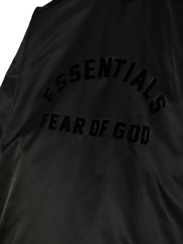 FEAR OF GOD ESSENTIALS KIDS logo-print Detail Bomber Jacket