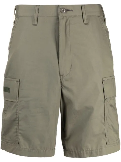 WTAPS logo-patch cotton cargo shorts