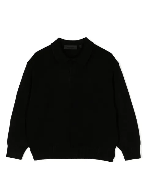 FEAR OF GOD ESSENTIALS KIDS long-sleeved polo knit jumper