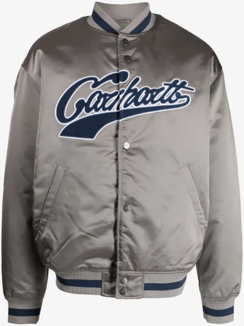 Carhartt WIP logo-patch bomber jacket