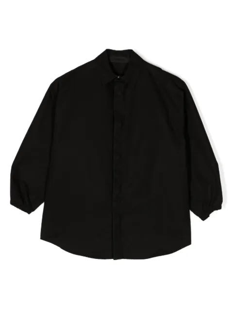 FEAR OF GOD ESSENTIALS KIDS concealed-fastening cotton shirt