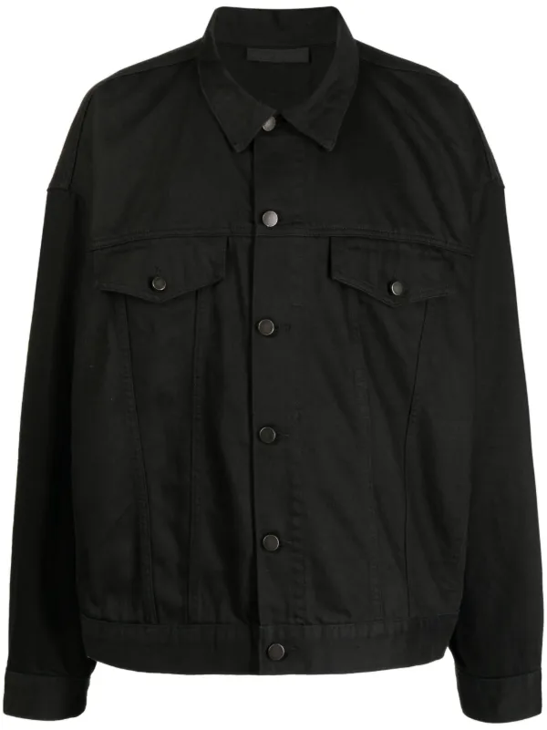 FEAR OF GOD ESSENTIALS button-fastening Denim Jacket - Farfetch