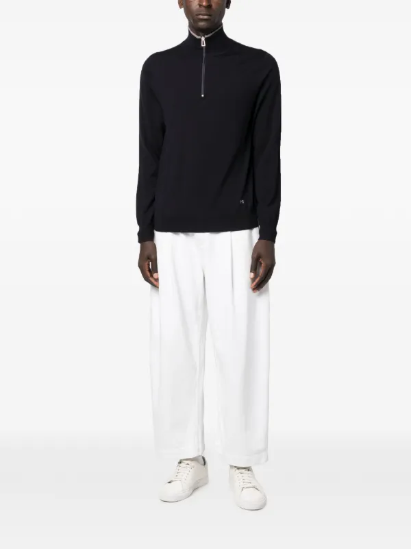 Chemise Paul Smith Mainline - Taille M - Manches Longues - Rayures Bleues - Coton - Fabriquée En Italie
