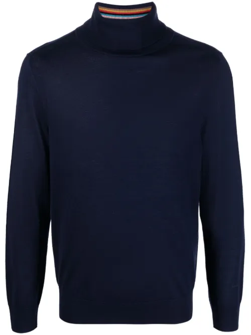 Pull en laine mérinos à col v - Paul Smith - Modalova