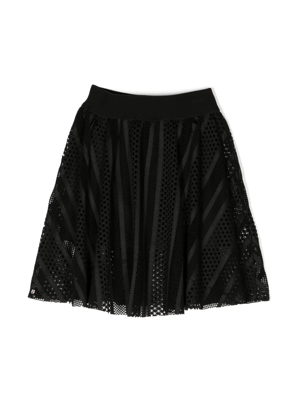 Dkny Kids Midi-rok met mesh - Zwart