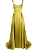 Atu Body Couture V-back satin gown - Green