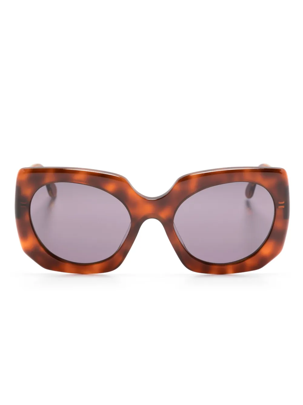 Marni Eyewear Jellyfish Lake oversize-frame sunglasses | Brown | Image 1