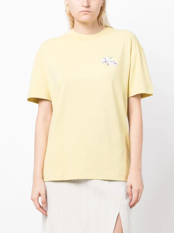 Off white floral outlet t shirt