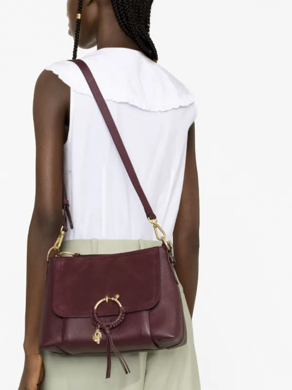 See by chloe burgundy bag hotsell