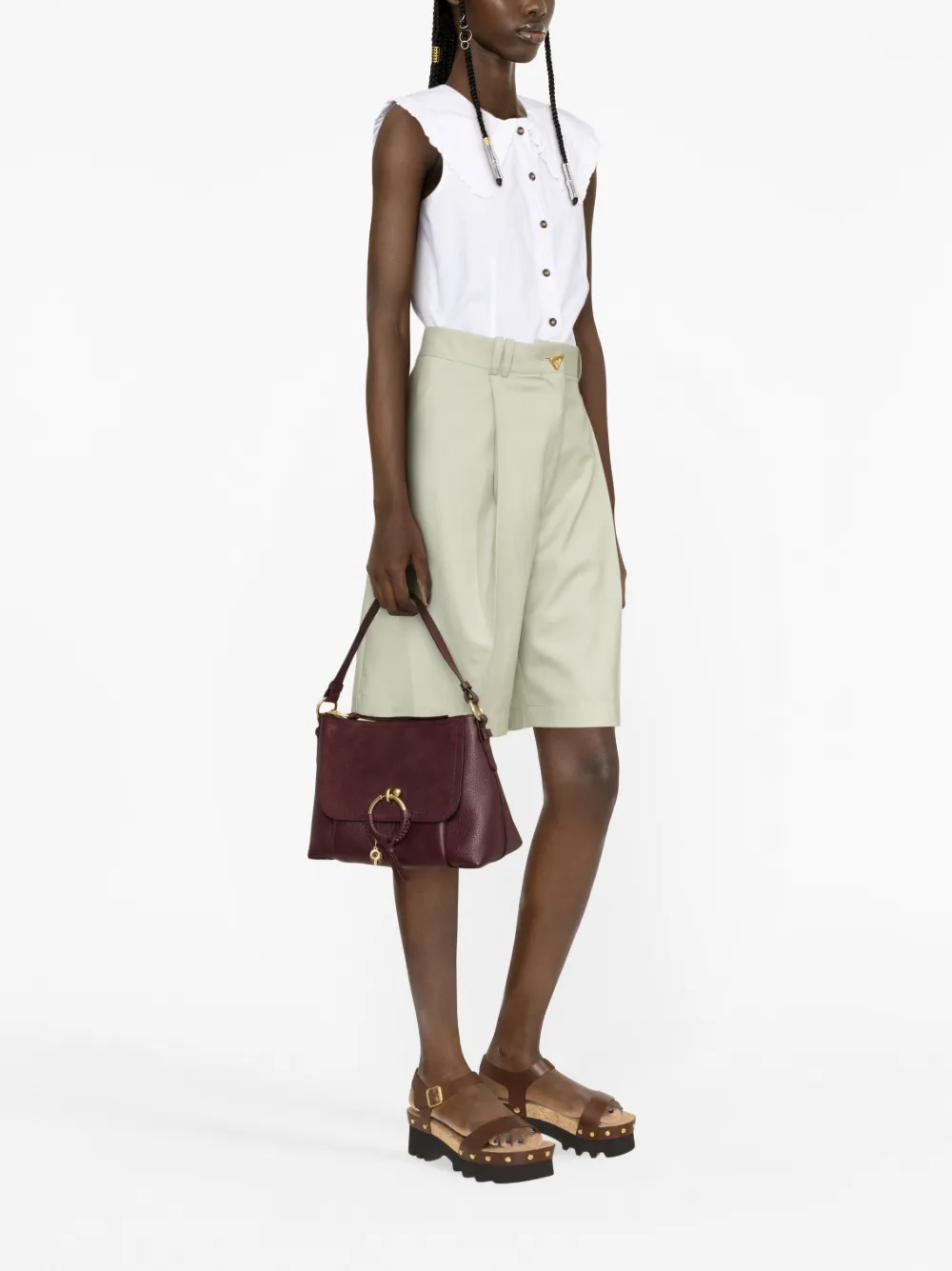 See by Chloé Joan leather tote bag - Rood
