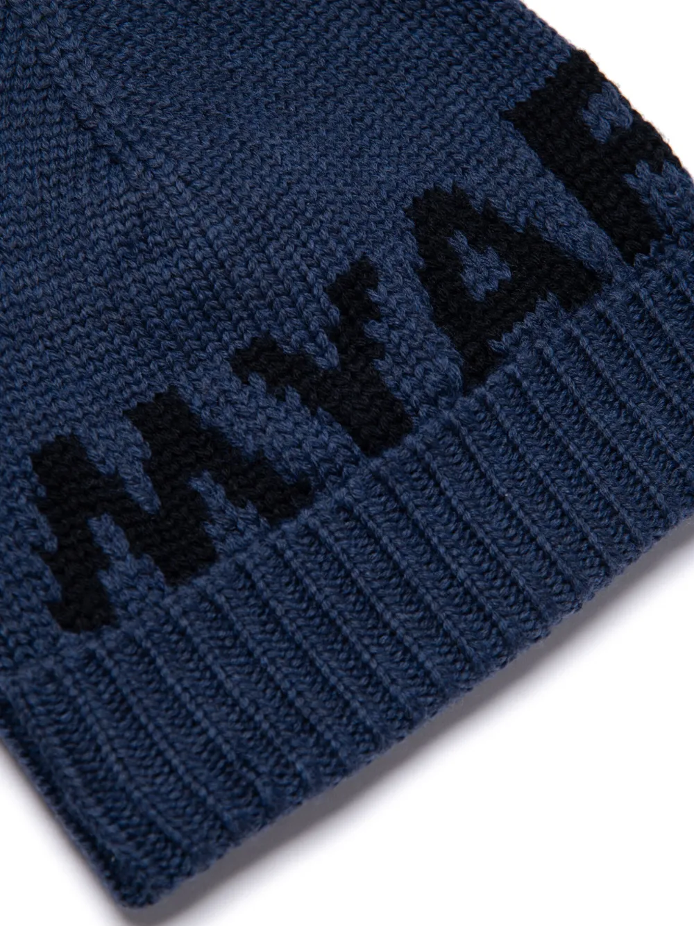 Cheap Versace logo-intarsia wool beanie Men