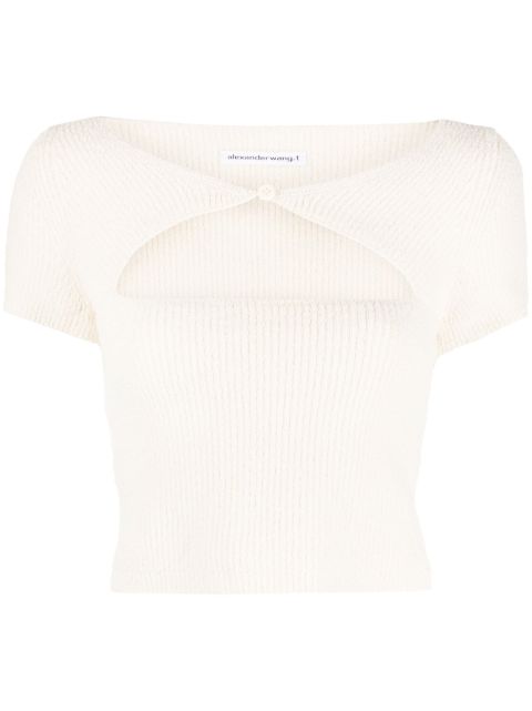 Alexander Wang cut-out knitted top Women