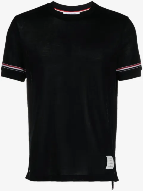 Thom Browne randig stickad topp