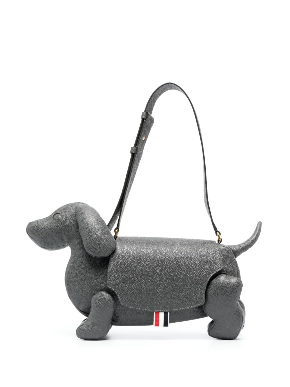 Thom Browne Large Hector Dog-shaped Tote Bag In Grey