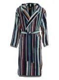 Missoni Home towelling-finish striped robe - Blue