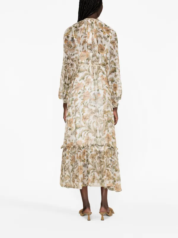 ZIMMERMANN Chintz floral-print Maxi Dress - Farfetch