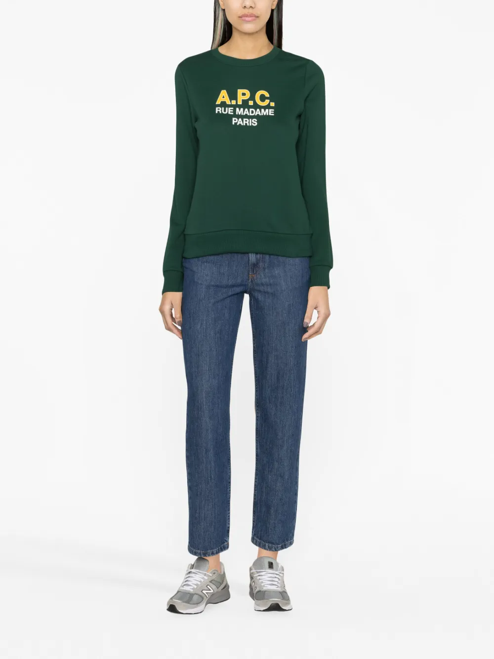 A.P.C. Madame logo-print cotton sweatshirt | Sweaters | Image 2