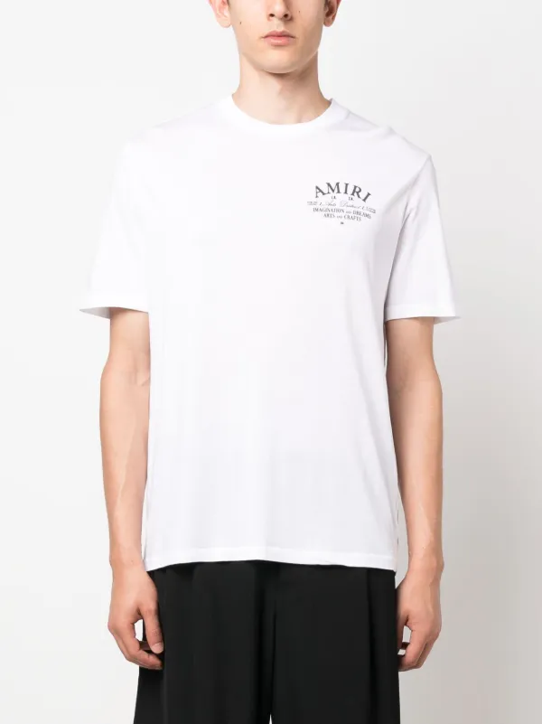 AMIRI logo-print Cotton T-shirt - Farfetch