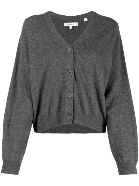 Chinti & Parker V-neck cropped wool cardigan