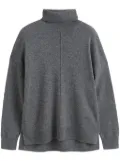 Chinti & Parker roll-neck wool blend jumper - Grey
