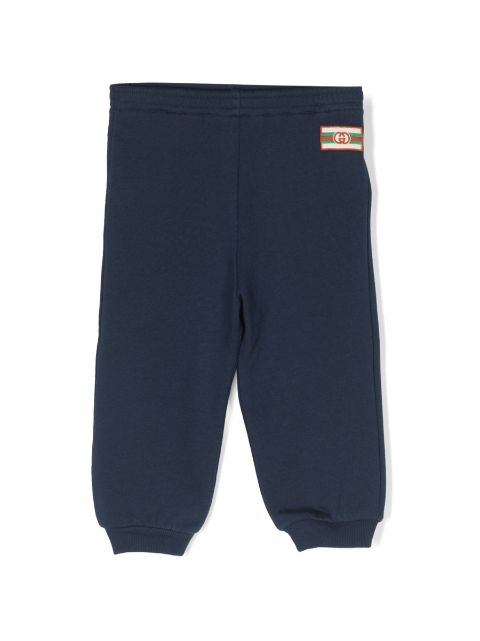 Gucci Kids - logo-patch cotton track pants