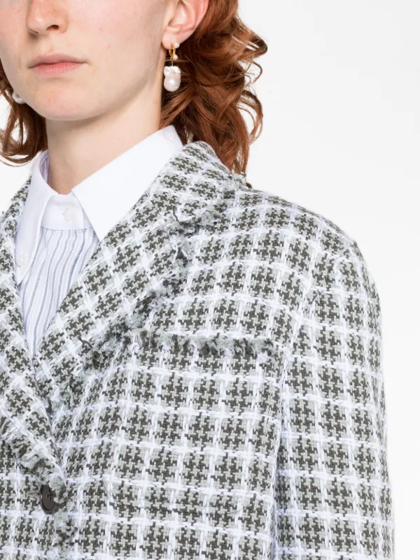 THOM BROWNE. ダブルジャケット Thom Browne ロングライン ダブルジャケット | グレー | FARFETCH JP