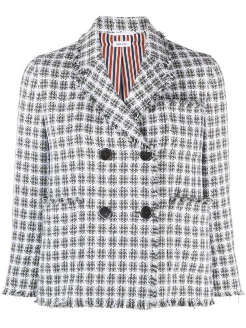 Thom Browne double-breasted tweed jacket