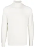 Brunello Cucinelli cashmere roll-neck jumper - White
