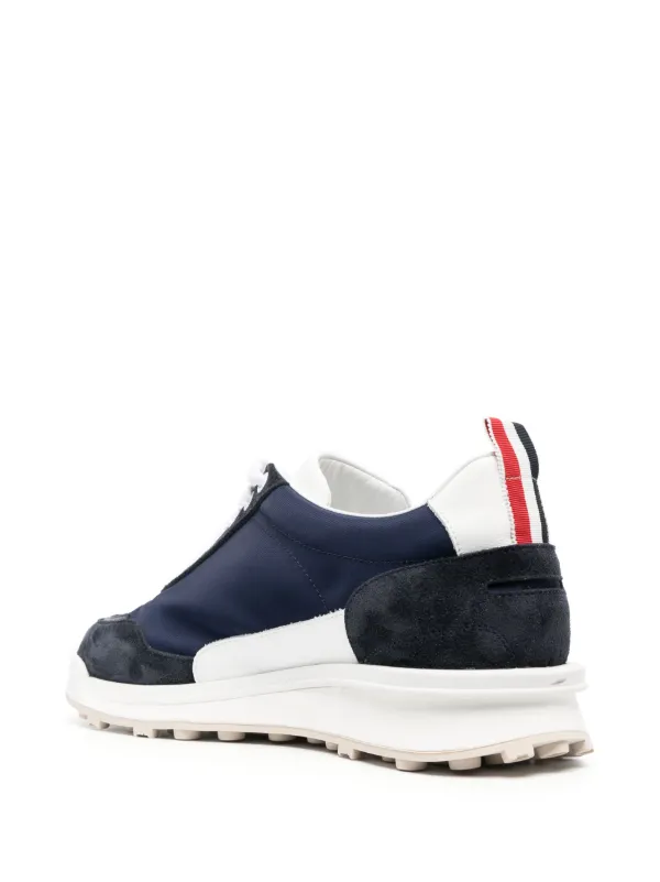 スニーカー THOM BROWNE Woman Sneakers Blue FFD133BF0488 450 Thom Browne lace-up 40mm Suede Sneakers | Blue | FARFETCH