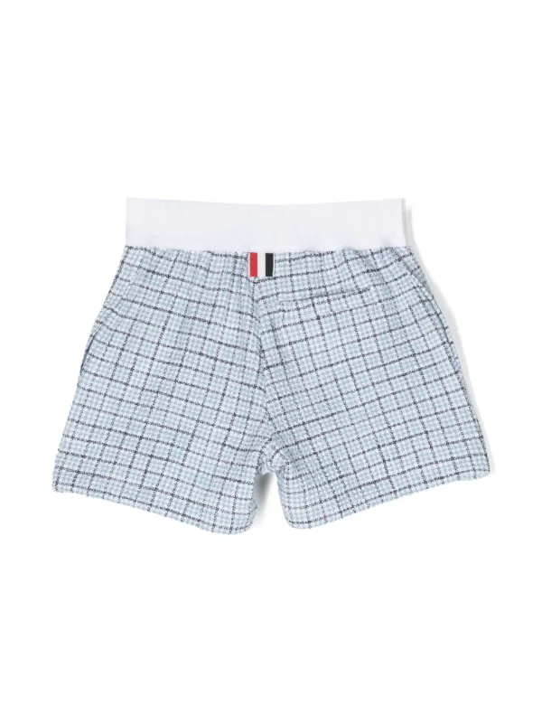Thom Browne Kids ツイード ショートパンツ | ブルー | FARFETCH JP