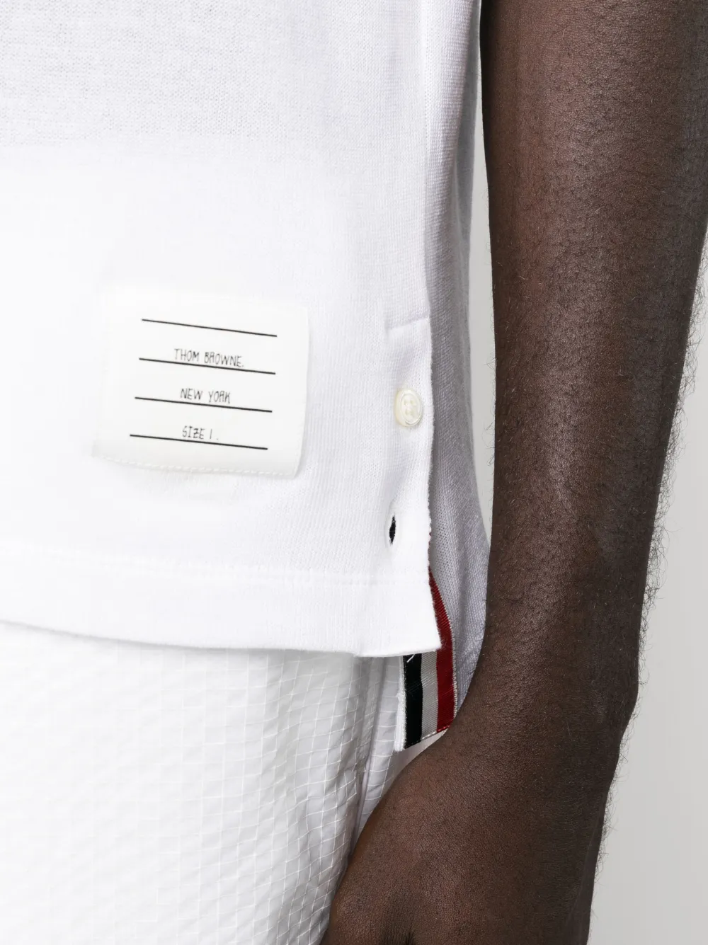 Thom Browne Gestreepte top Wit