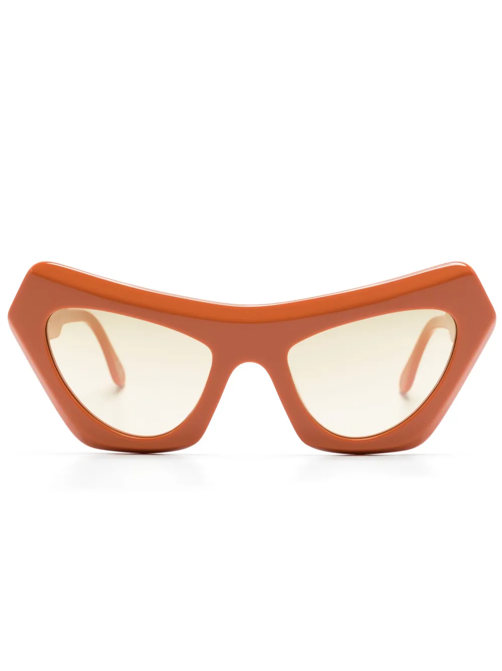 Marni Devil's Pool Cat-eye Frame Sunglasses In Orange