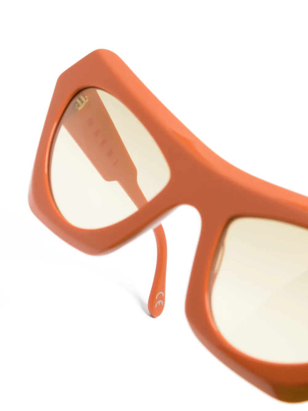 Marni Devil's Pool Cat-eye Frame Sunglasses In Orange