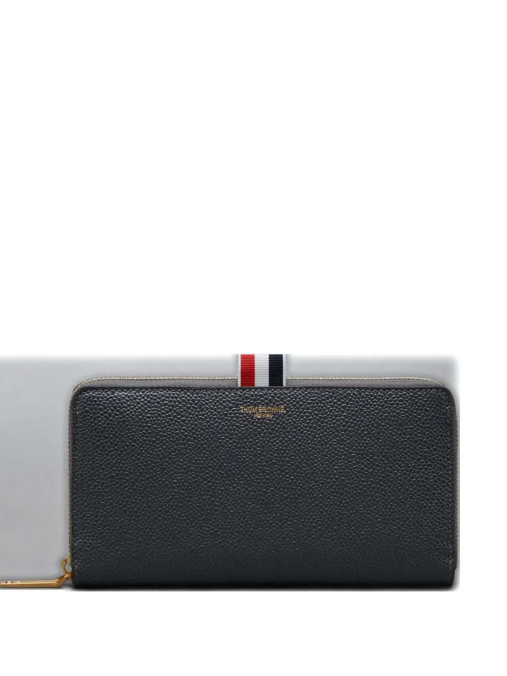 Thom Browne Zip-around Wallet In Black