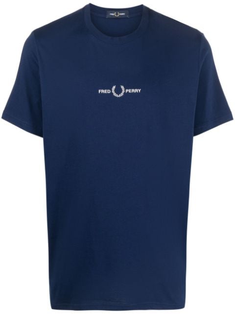 Fred Perry - logo-print crew-neck T-shirt